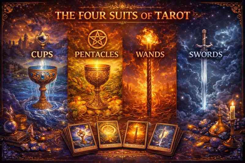 Four suits tarot